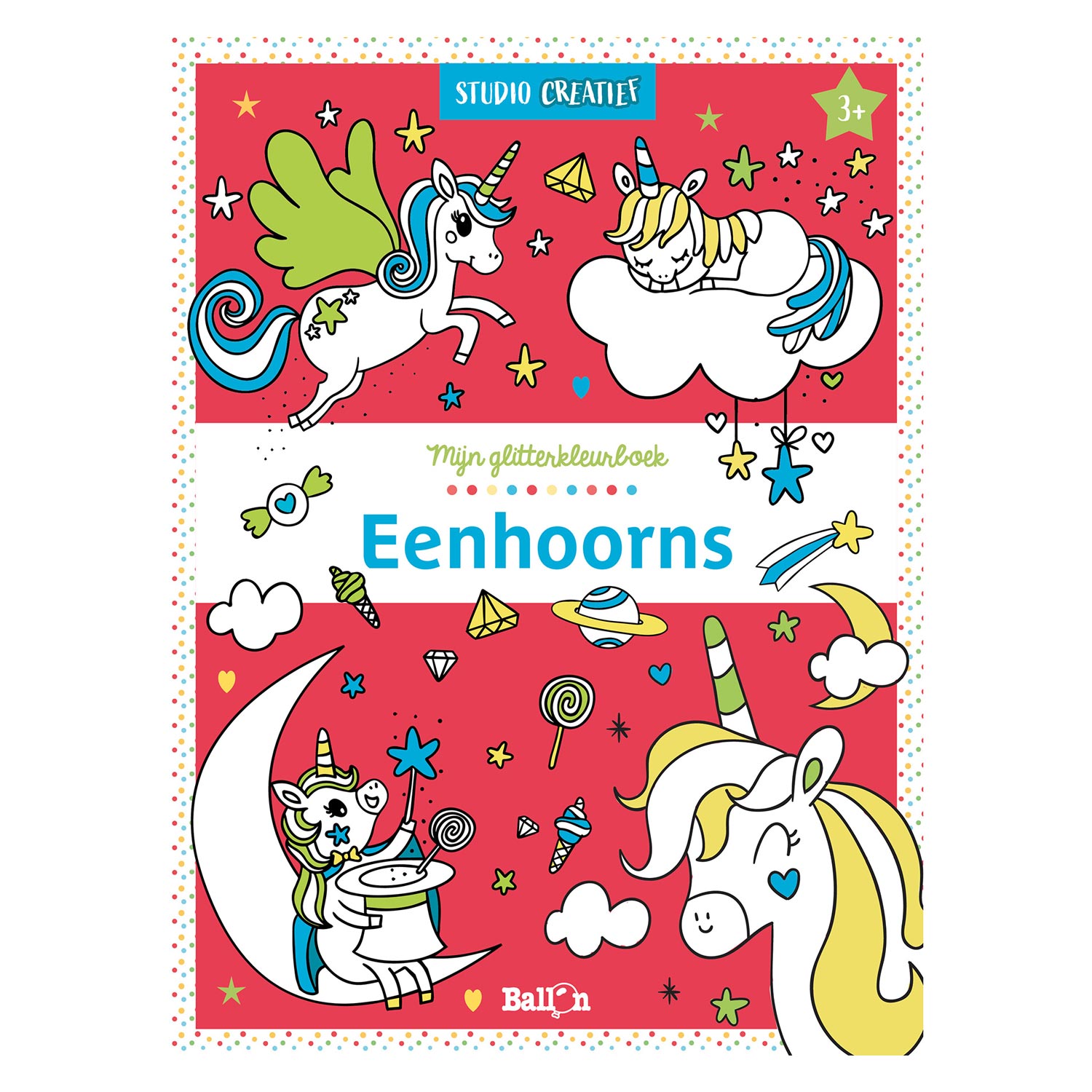 Mijn Glitterstickerboek - Eenhoorns