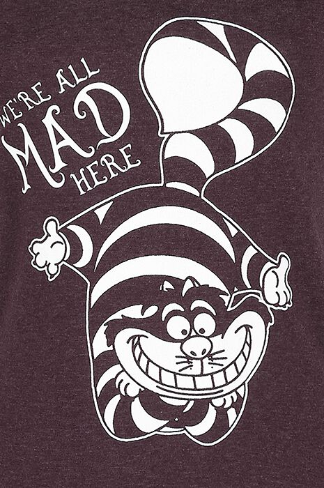 We're All Mad Here | Alice Au Pays Des Merveilles T-shirt manches longues
