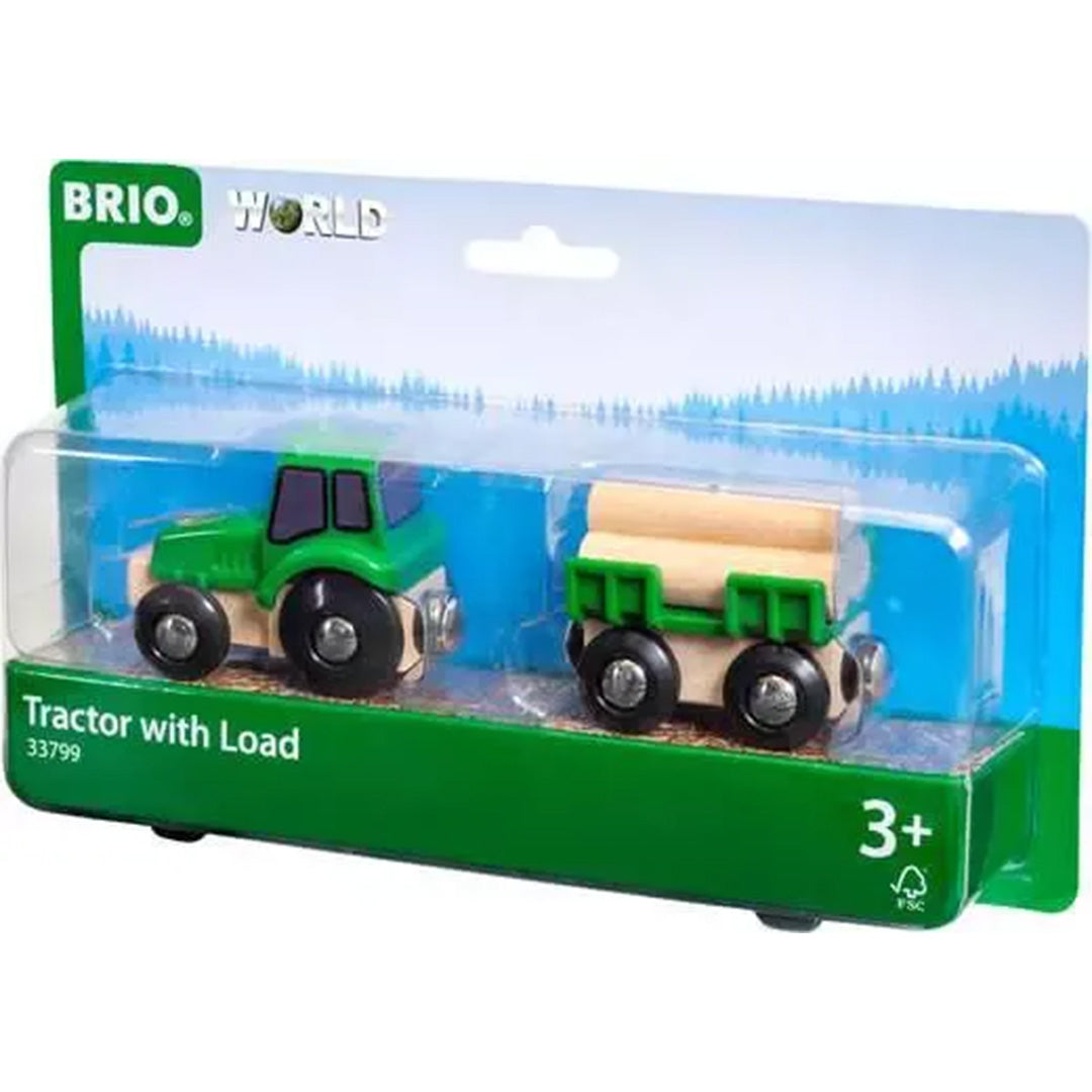 brio tractor met aanhanger - 4-delig