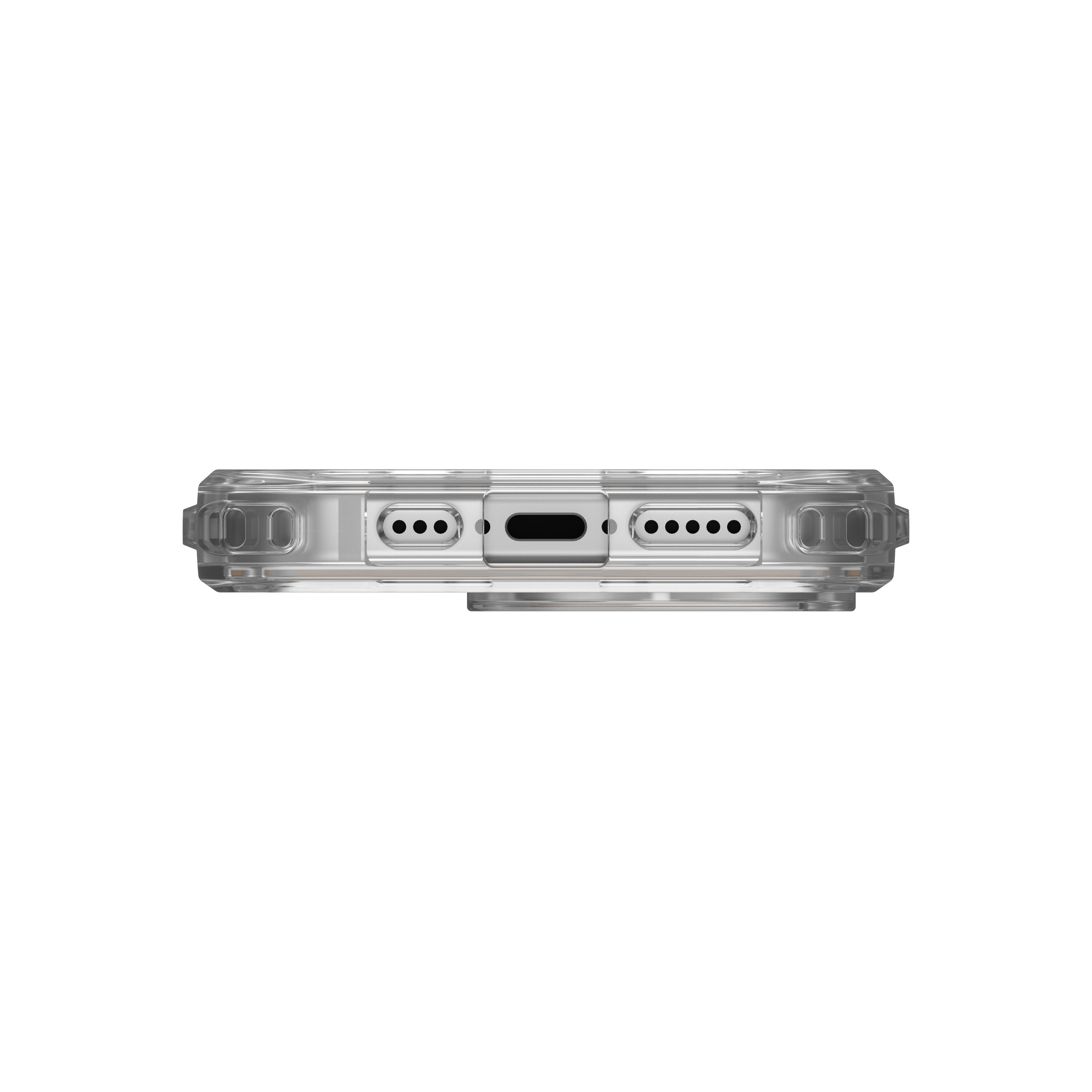 iPhone 16 Pro MagSafe Hybrid Schutzhülle Plyo (114480114381) - Transparent (Gold)