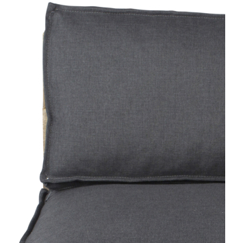Hoekset palletkussens Serdi antraciet - set van 3
