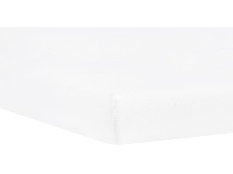 Julius Zöllner Fix-Leintuch Jersey Weiss 90 x 40 cm Spannbetttuch Jersey