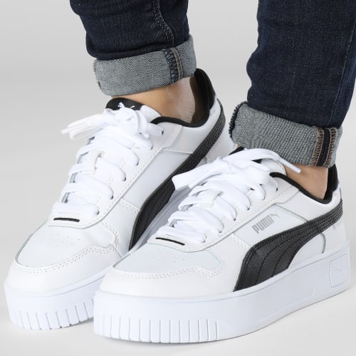Baskets Femme Carina Street 389390 Puma White Puma Black Silver