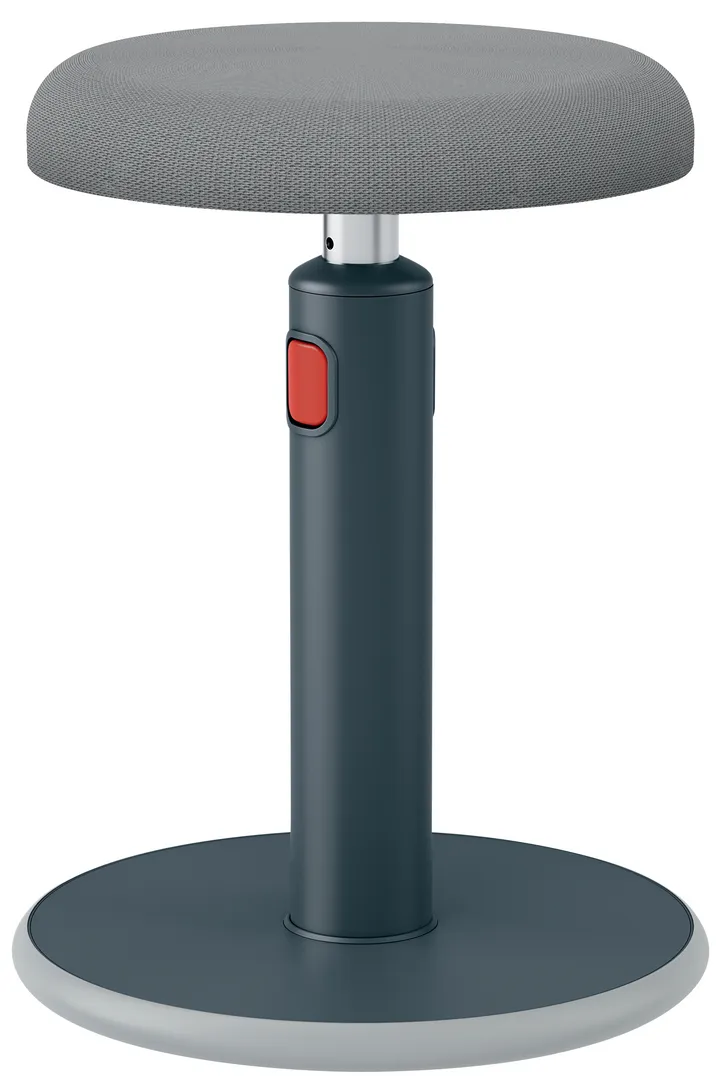 Leitz Ergo Cosy Active Sidde-stå balancestol 2-i-1 grå - højdejustering 46-79 cm