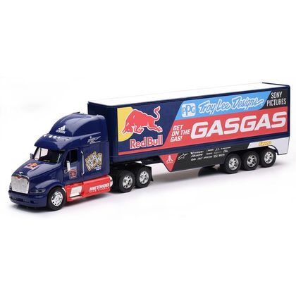 Miniature Newray Camion Team Gas Gas Red Bull - Echelle 1/32° - Rouge / Noir