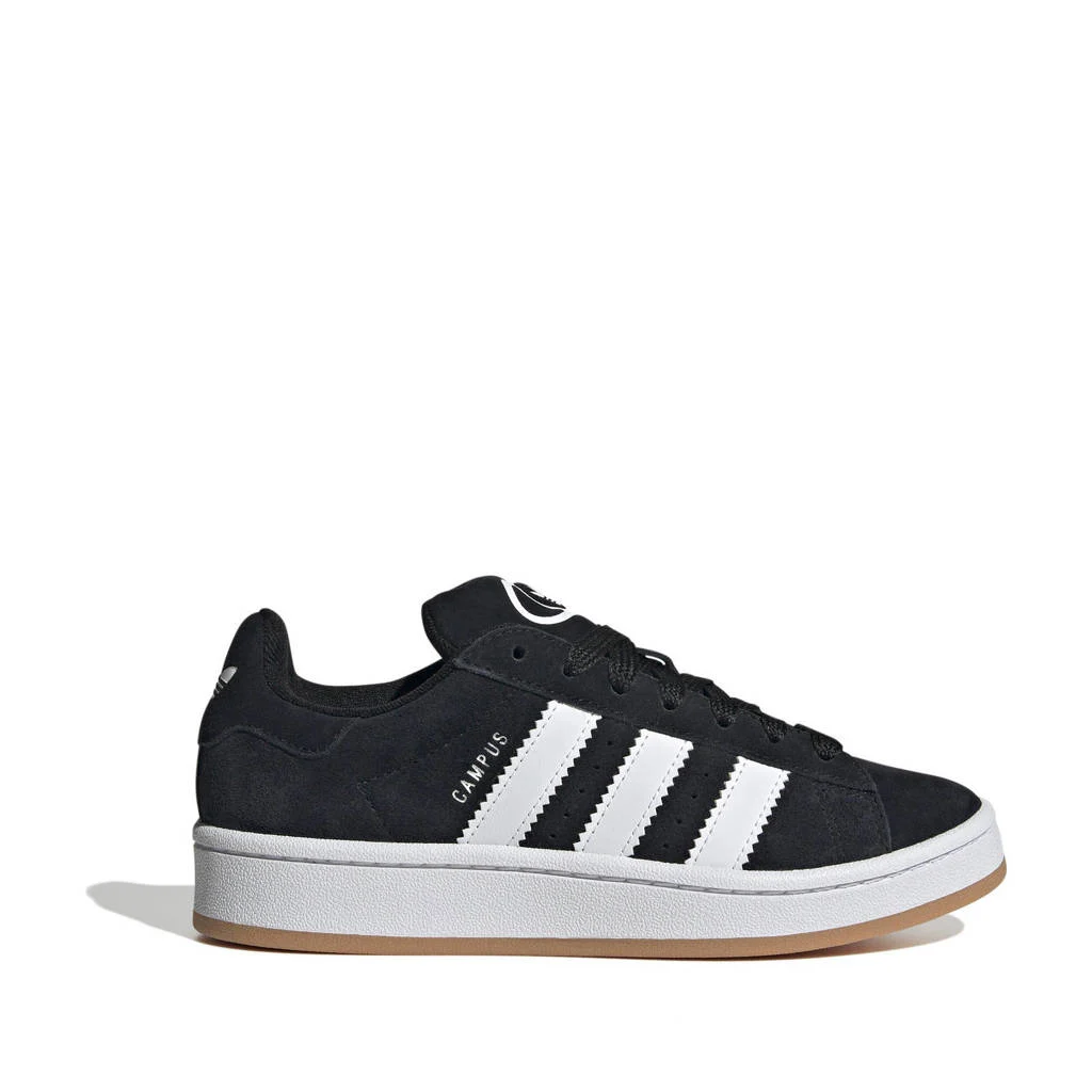 adidas Campus 00'ssuède sneakers zwart/wit