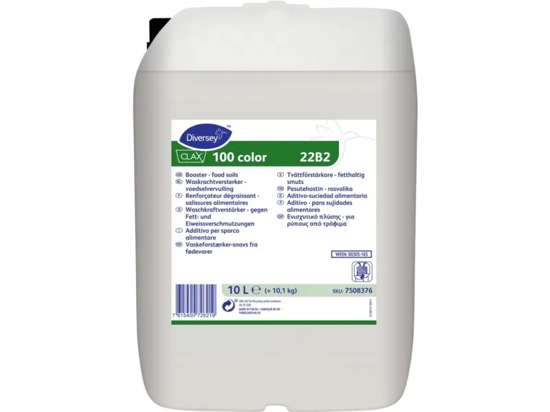 Tøjvask Vaskeforstærker Flydende Clax 100 Color 22B2 Tensidebaseret 10 ltr,10 ltr/dnk