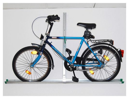 Eufab -  Porte Vélo Mural Sur Rail En Acier