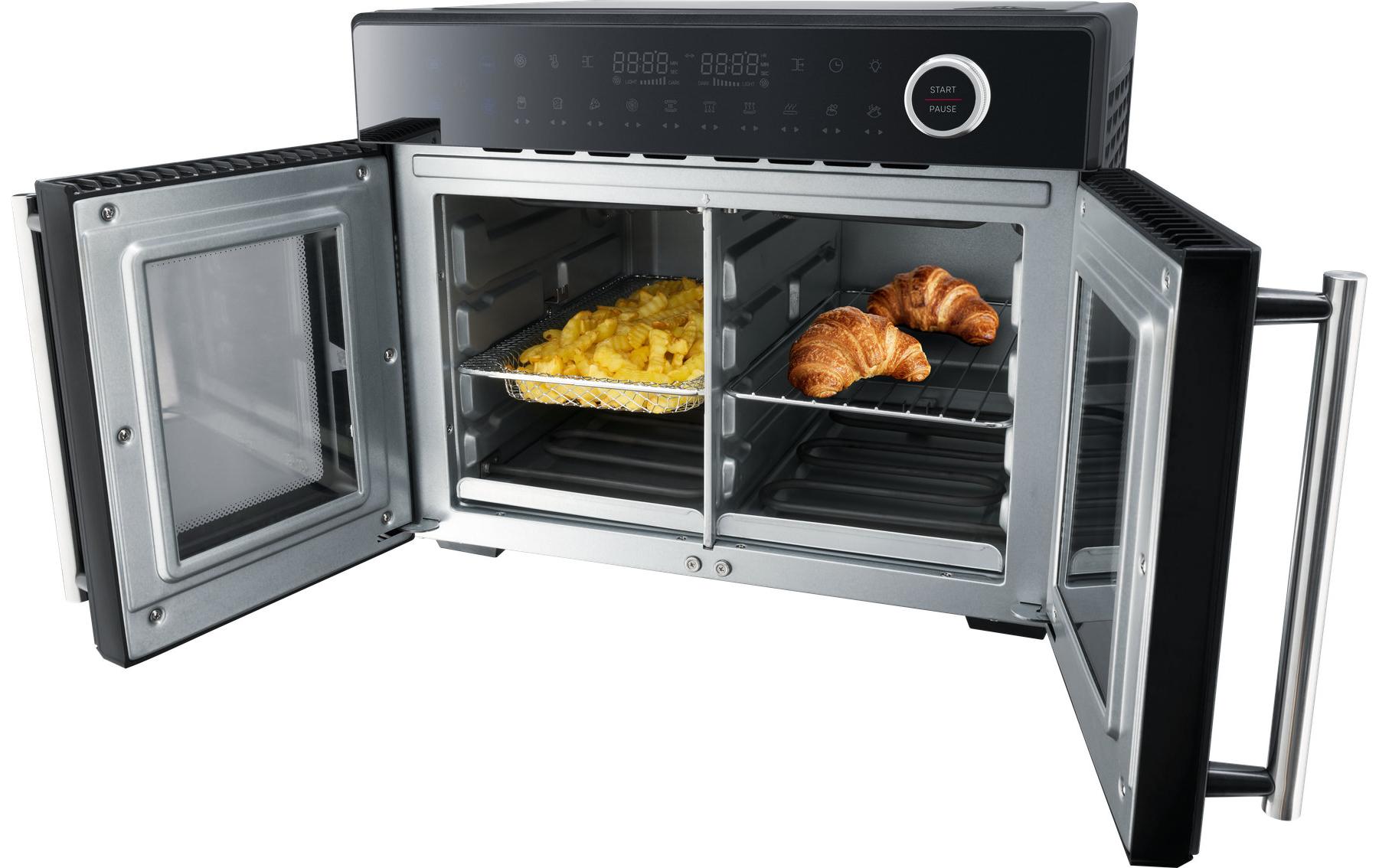 Backofen Airfry Grillbackofen AF Tri Zone 24 l, Schwarz<br>Multifunktions-Dampfbackofen