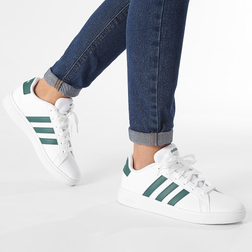 Baskets Femme Grand Court 2.0 IG4830 Footwear White Core Green