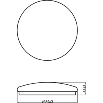 Philips LED plafondlamp Moire 17W 2700K
