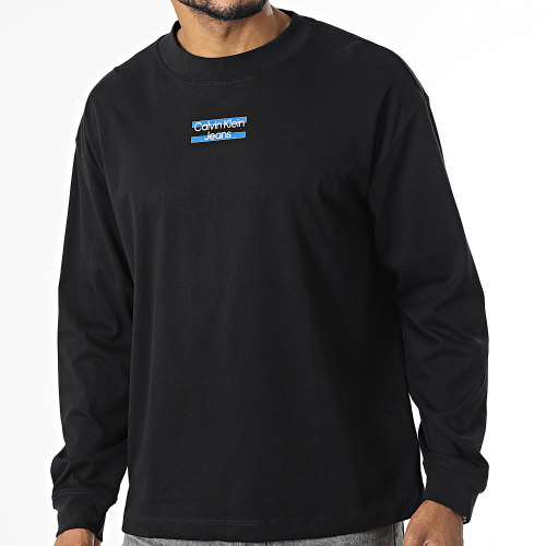 Tee Shirt Manches Longues Transparent Stripe 2871 Noir