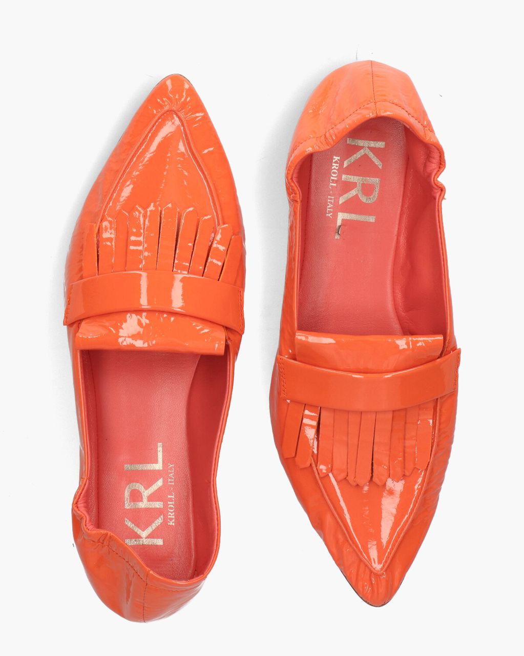 Kroll Wedge 2G FL7G Oranje Damesloafers