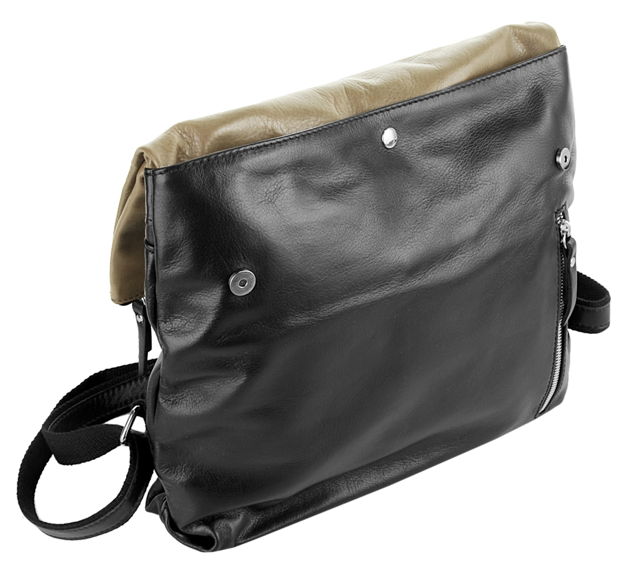 Cluty Cityrucksack echt Leder, Made in Italy