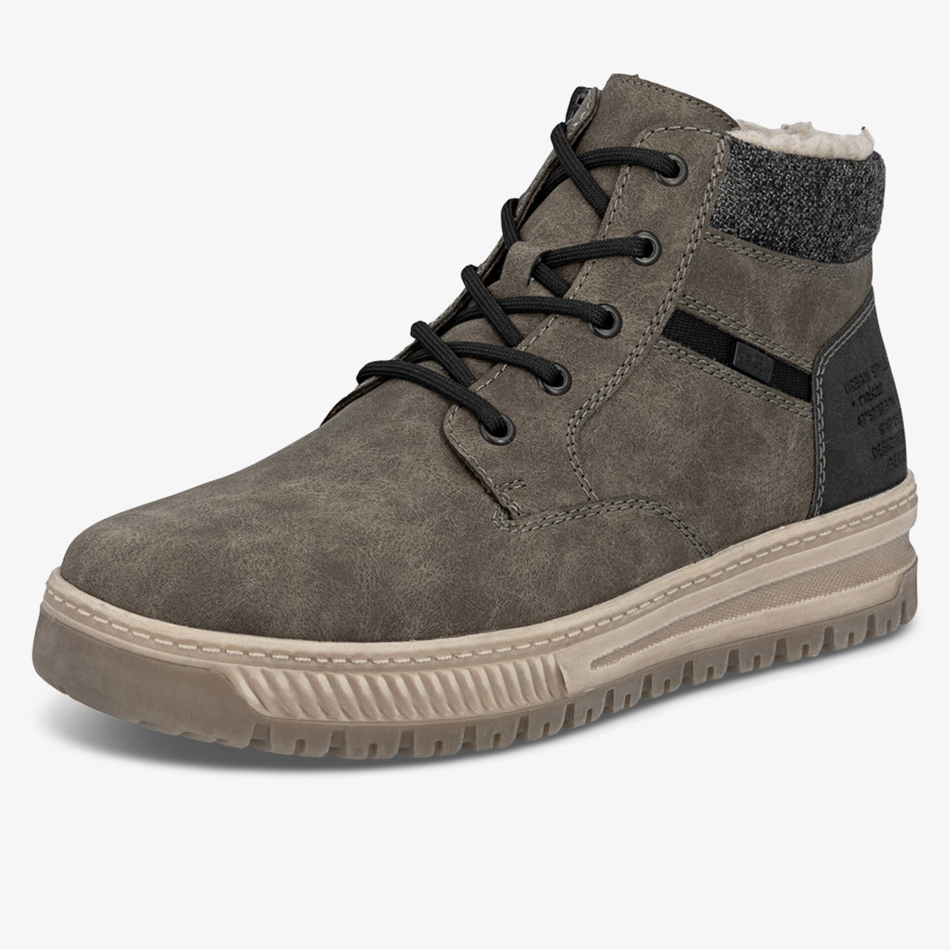 rieker Herren Boots grau