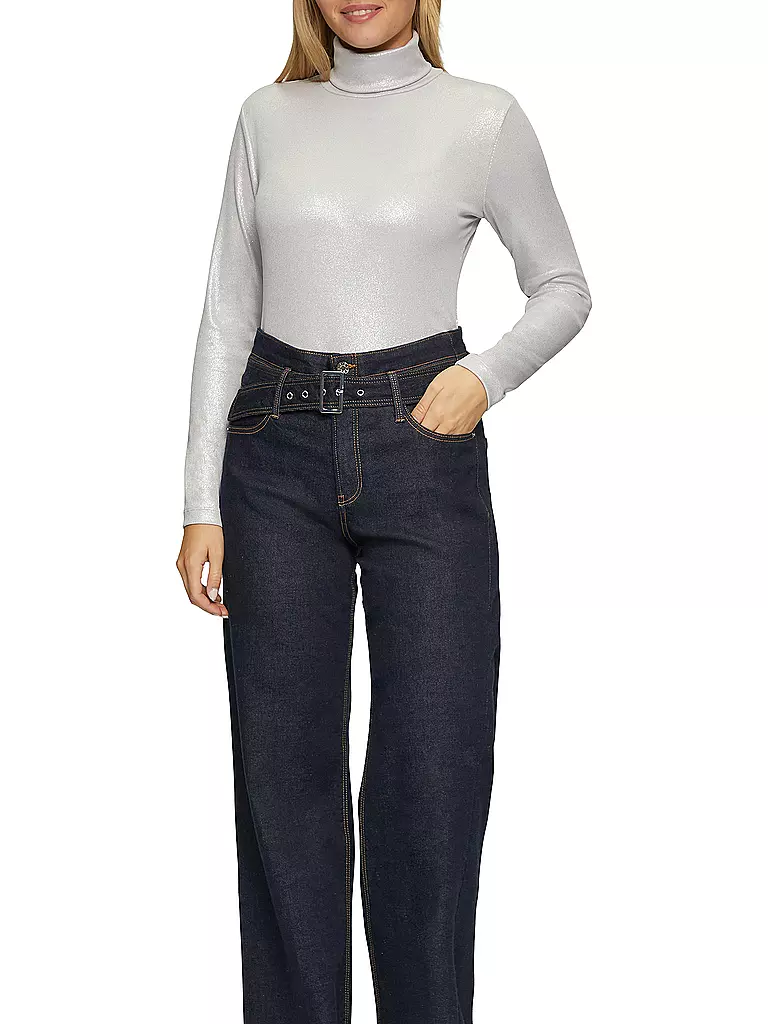 S.OLIVER Rollkragenshirt  grau