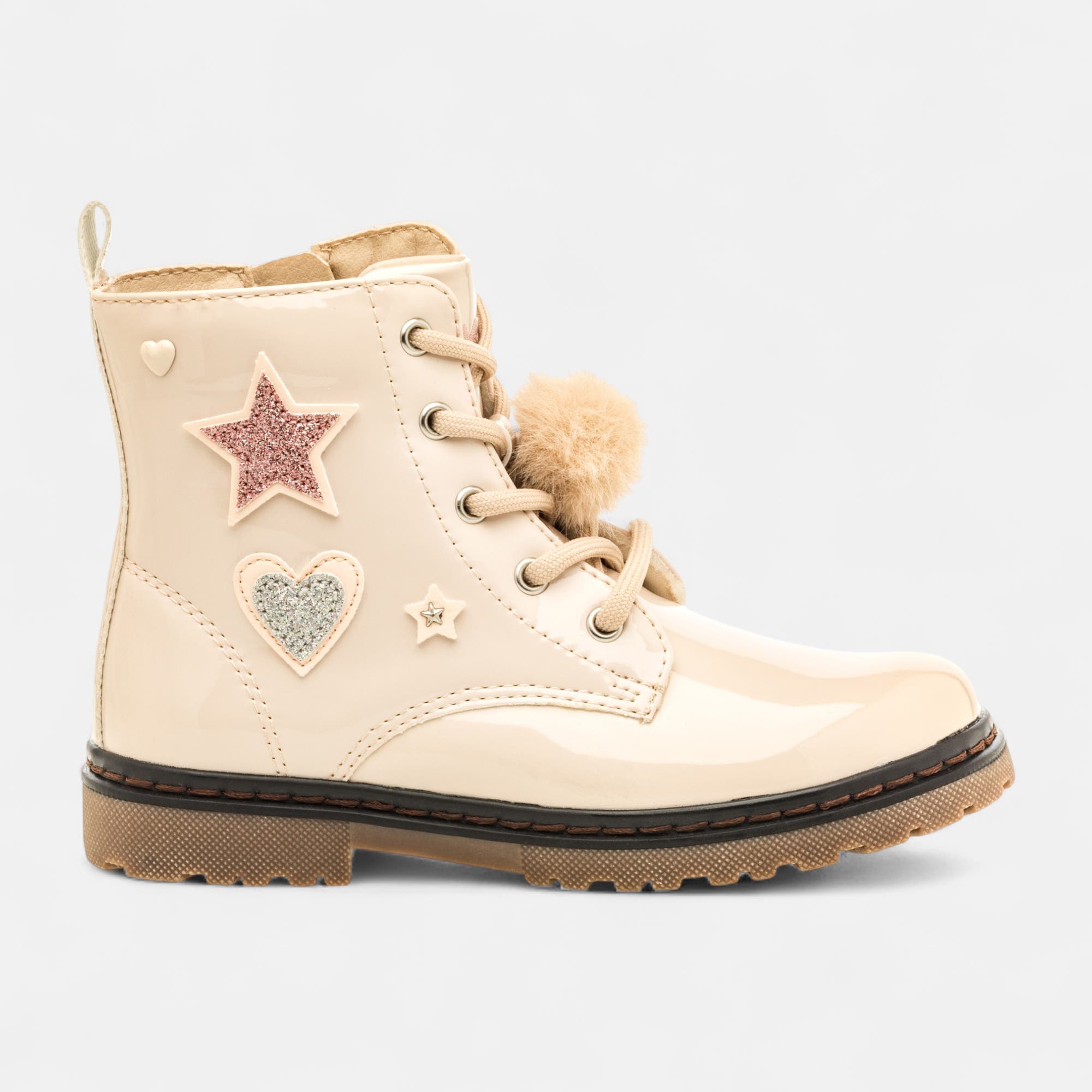 Boots Fille beige