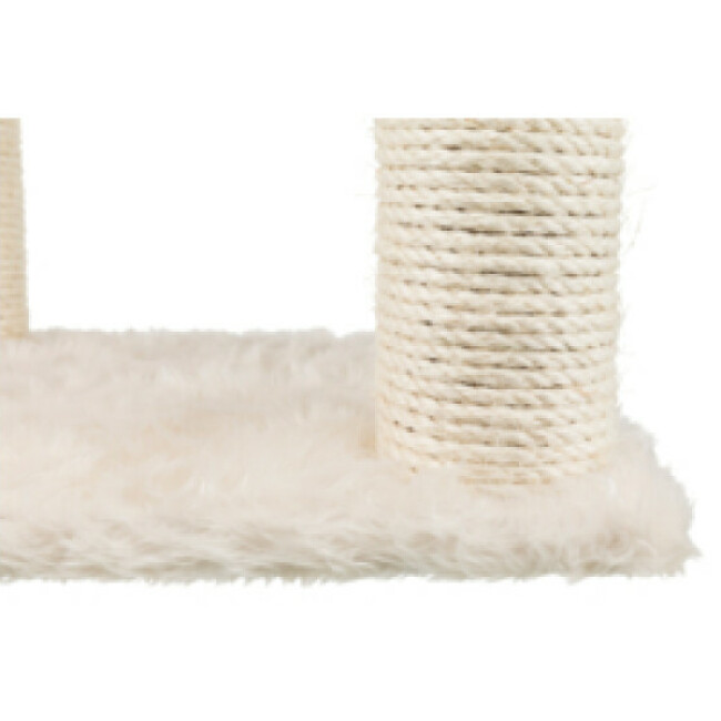 Arbre à chat en peluche et sisal Baza avec jouet