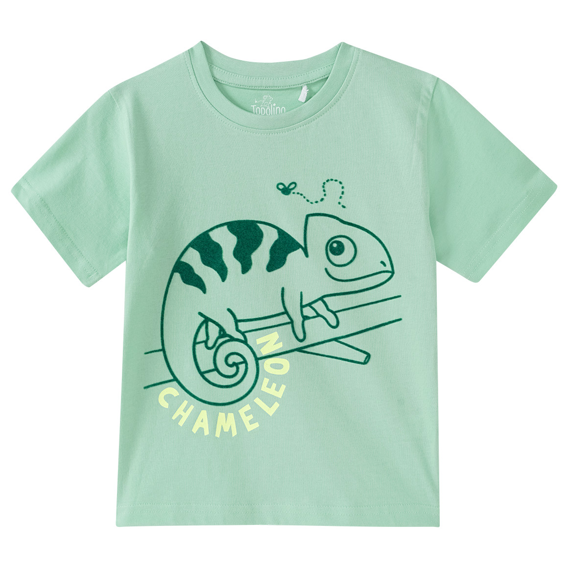 Topolino Jungen T-Shirt mit Chamäleon-Motiv hellgrün