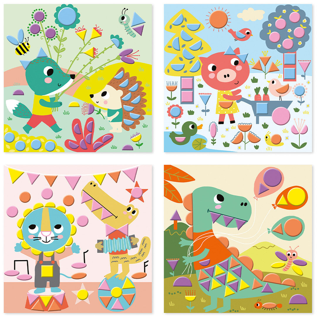 Janod knutselset geometrische stickers