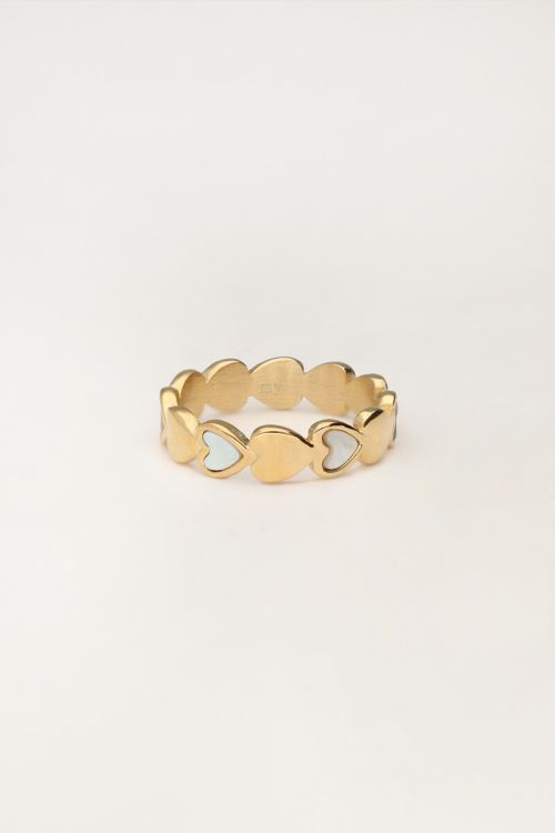 Ring met hartjes