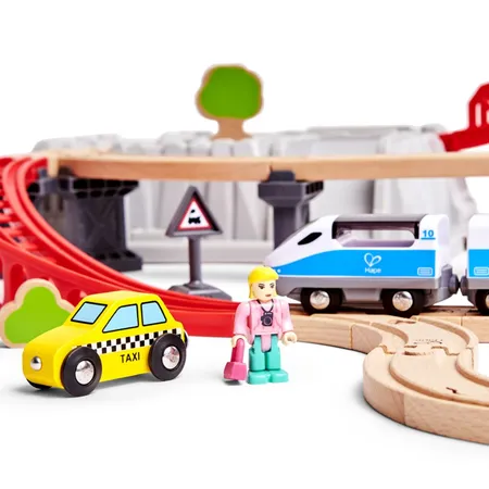 Hape Stadtbahn Set in Aufbewahrungsbox