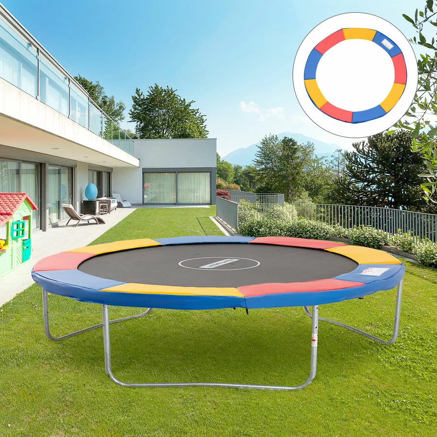 Outsunny Randabdeckung für Trampoline bunt