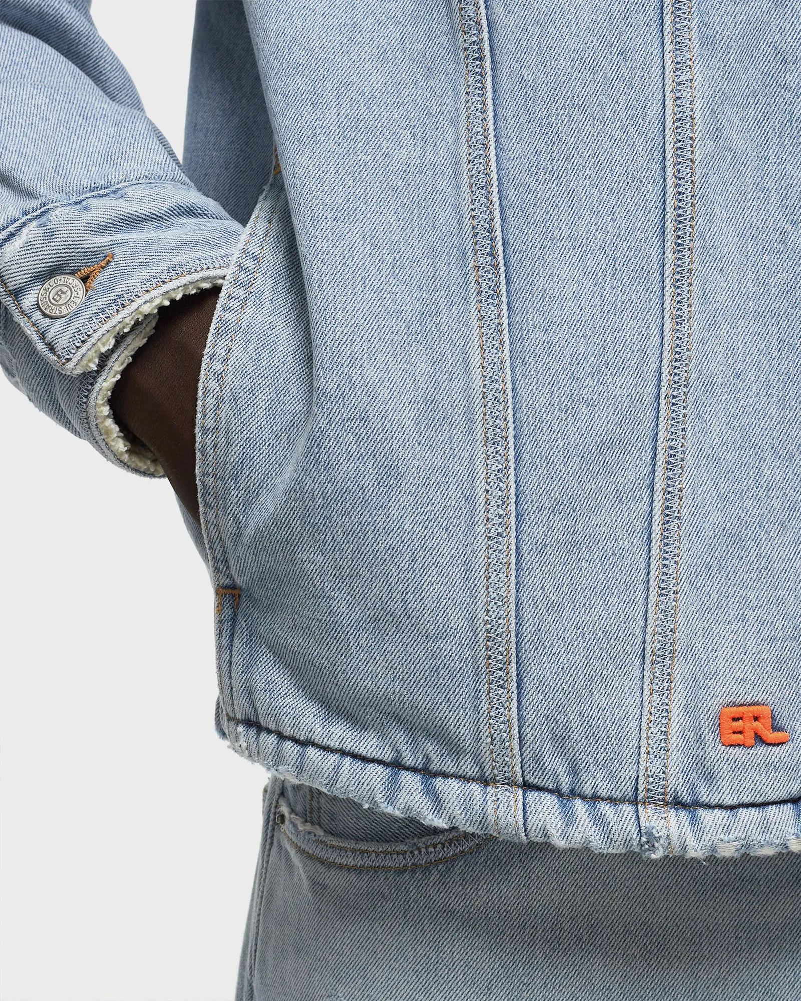 ERL ERL x LEVIS SHERPA TRUCKER WOVEN