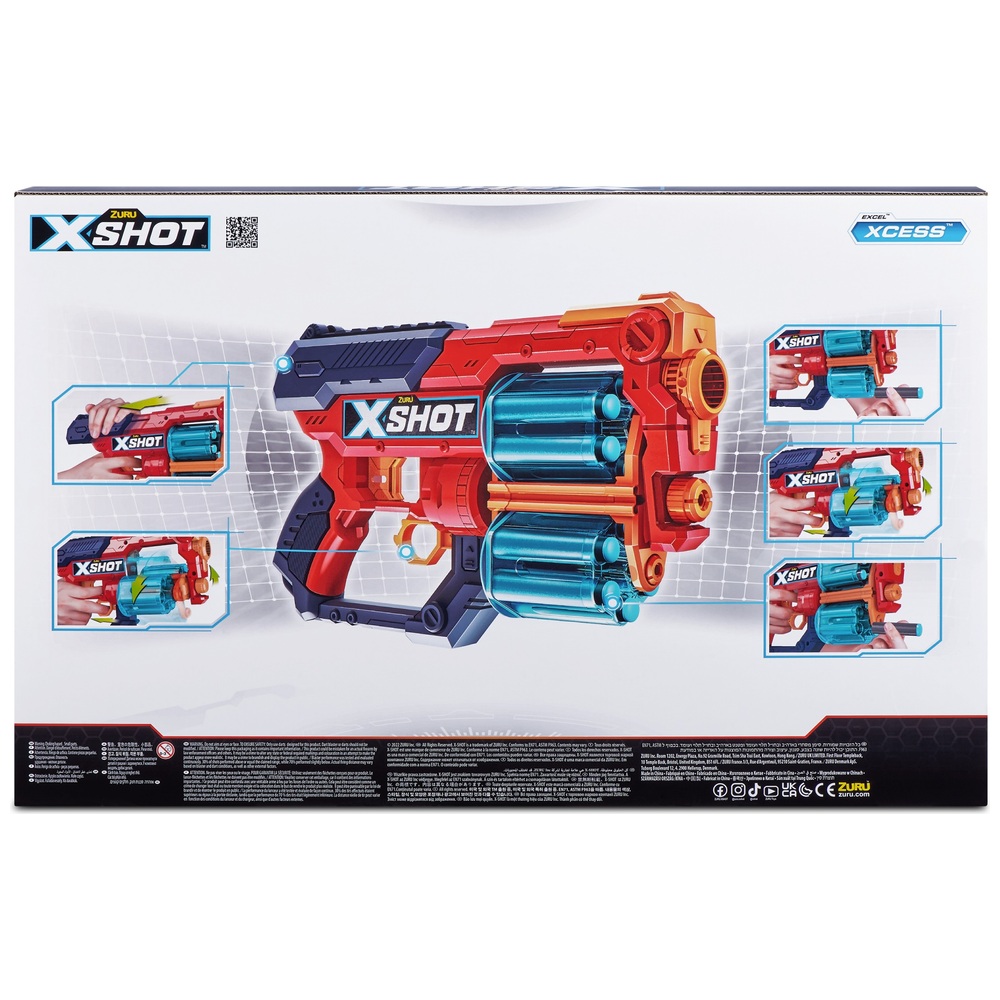 XSHOT Excel Xcess 2er-Pack Blaster mit 36 Darts von ZURU