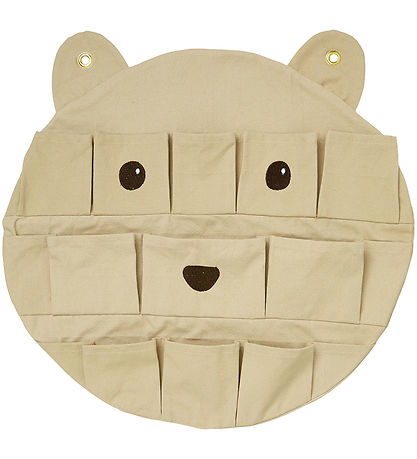 Cam Cam Wandaufbewahrung - Bear - Ø50 cm - Latte