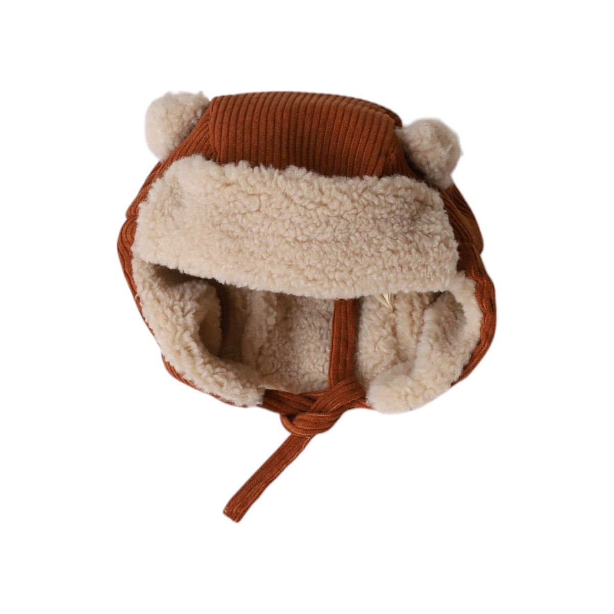 Chapka enfant velours marron - Bébé Highland Petit toi