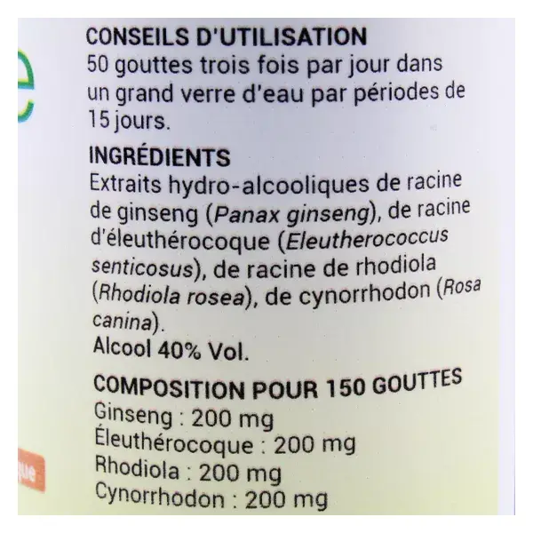 Elixir Energético Oemine Energy 125ml