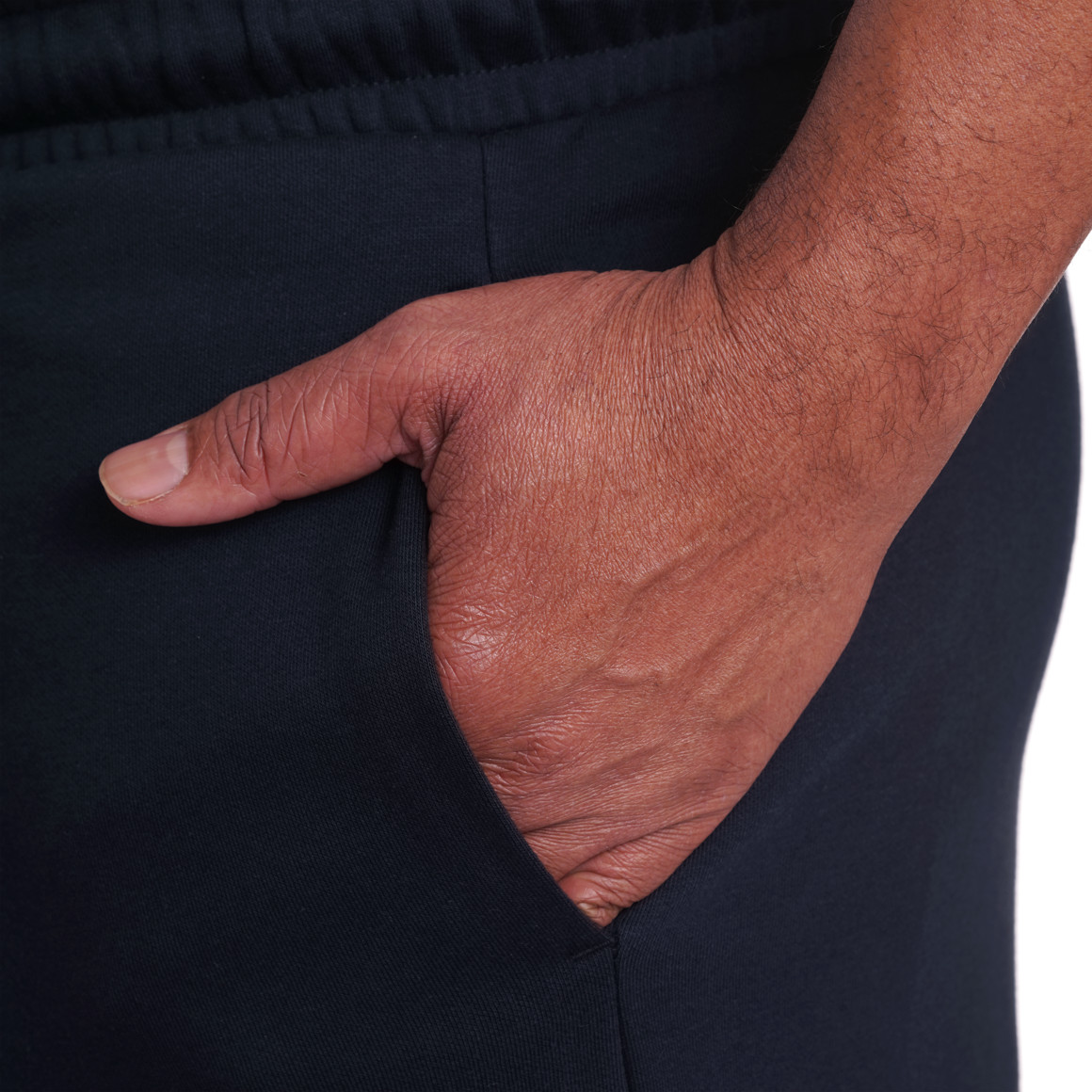 VanVaan Herren Sweatshorts in Unifarben dunkelblau