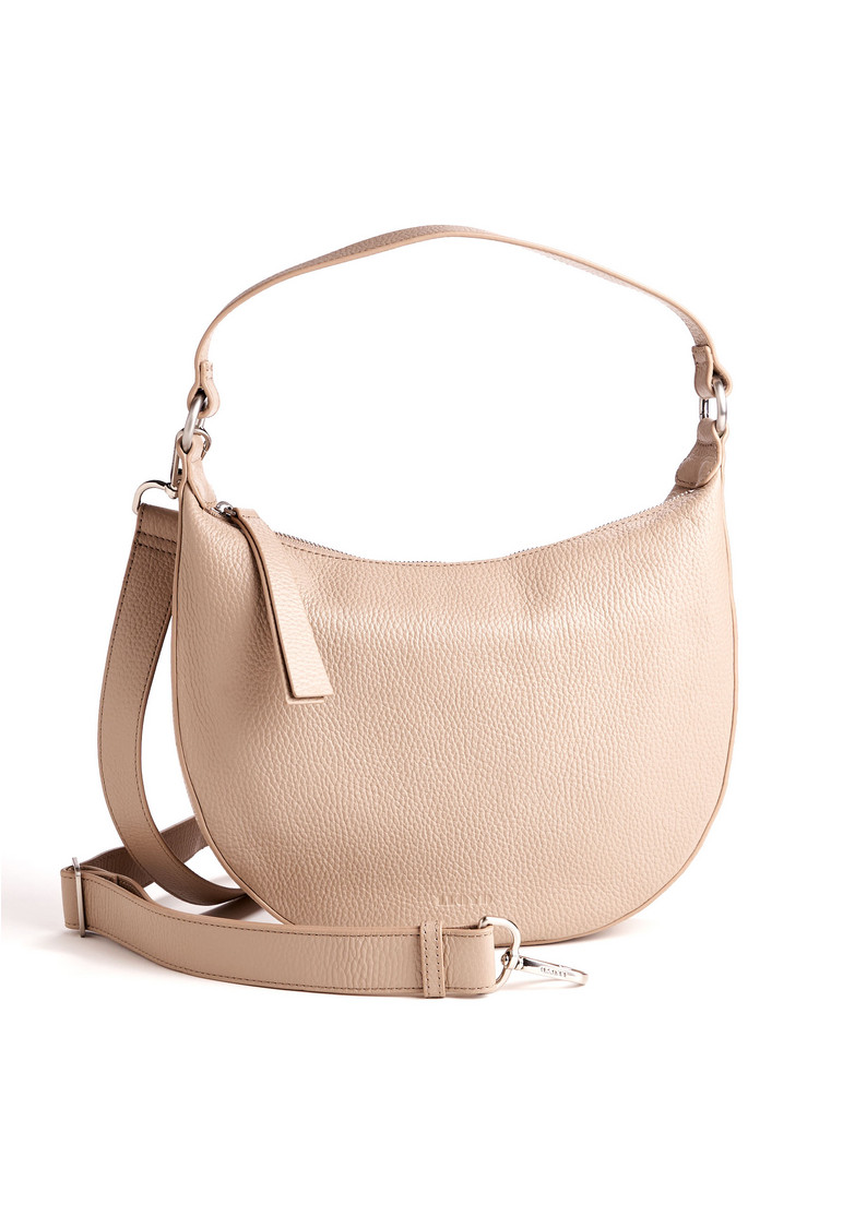 Moon Shape Hobo Bag Beige