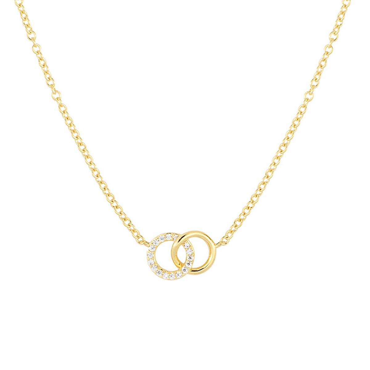 Collier Agatha ras de cou Rondou argent doré oxydes