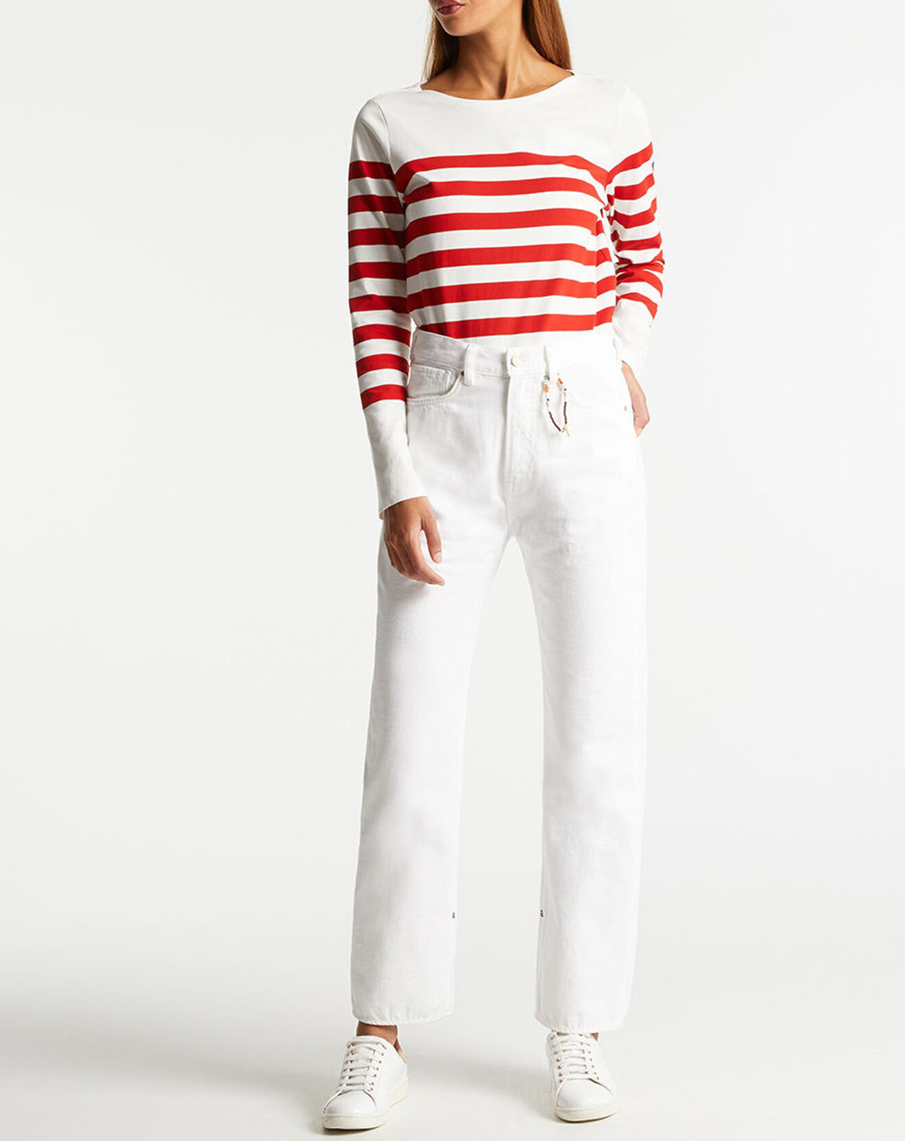 Scotch & Soda Jean boyfriend blanc