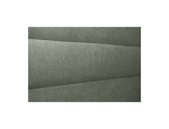 SOMMEIL DE PLOMB - Lit coffre 200x200cm lignes tissu vert