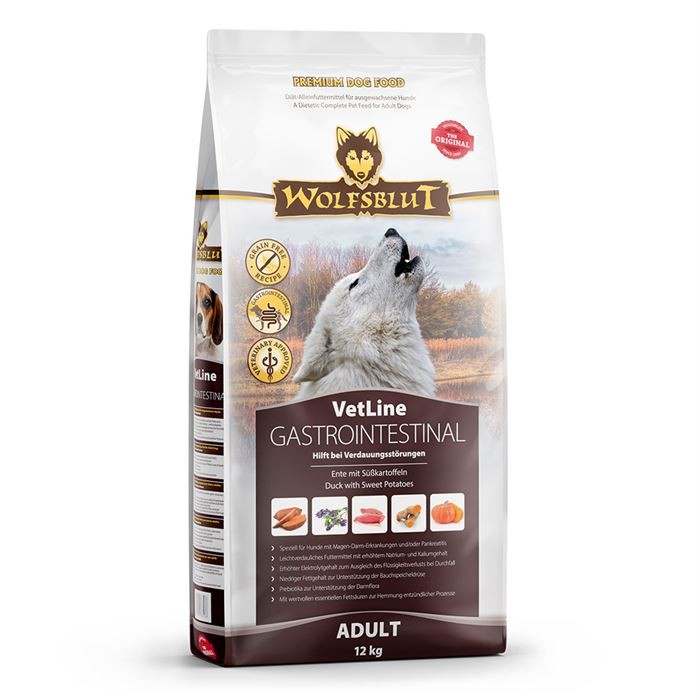 Wolfsblut - Vetline Gastrointestinal - Til Hunde med sart mave12 kg