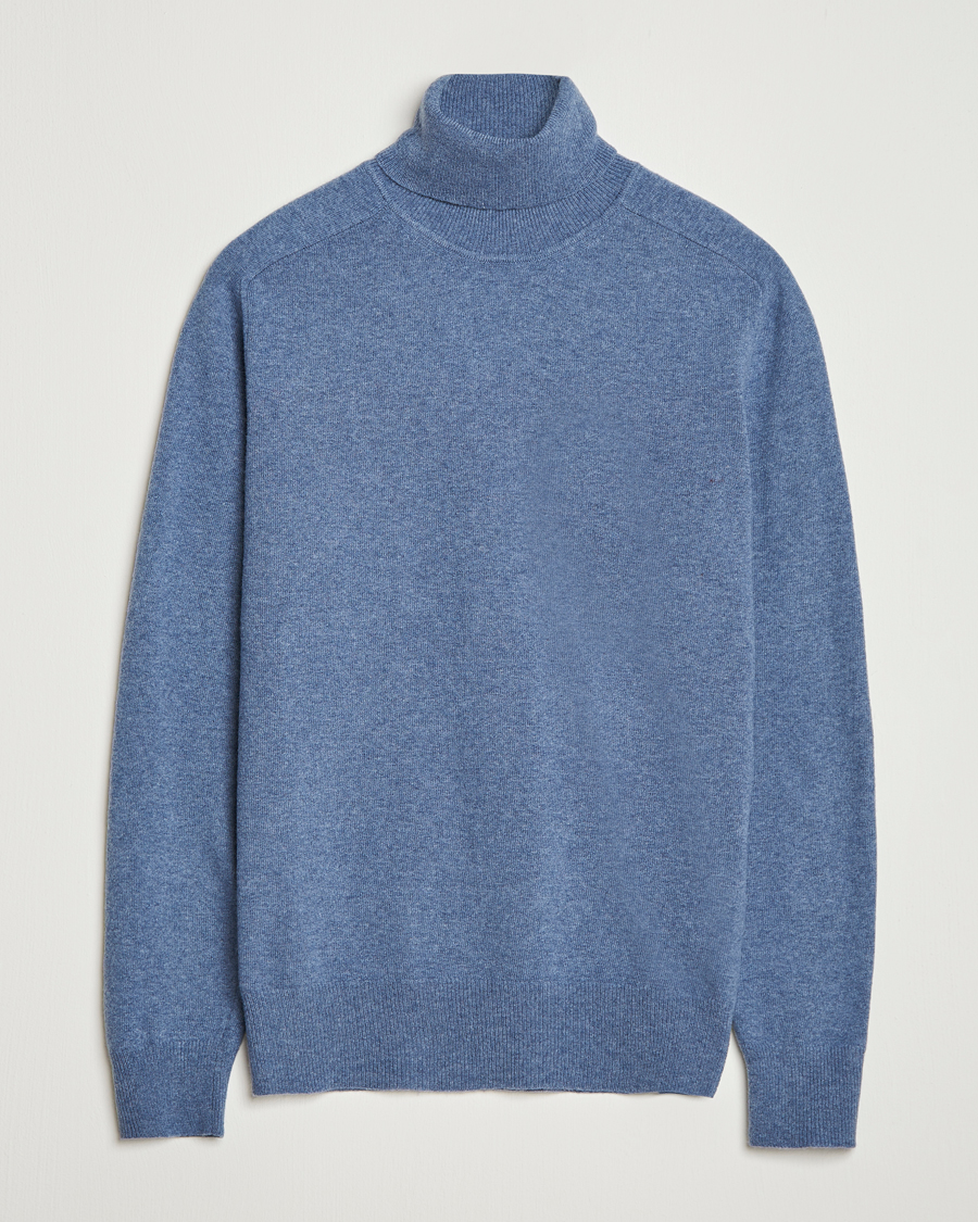 Altea Wool/Cashmere Rollneck Blue