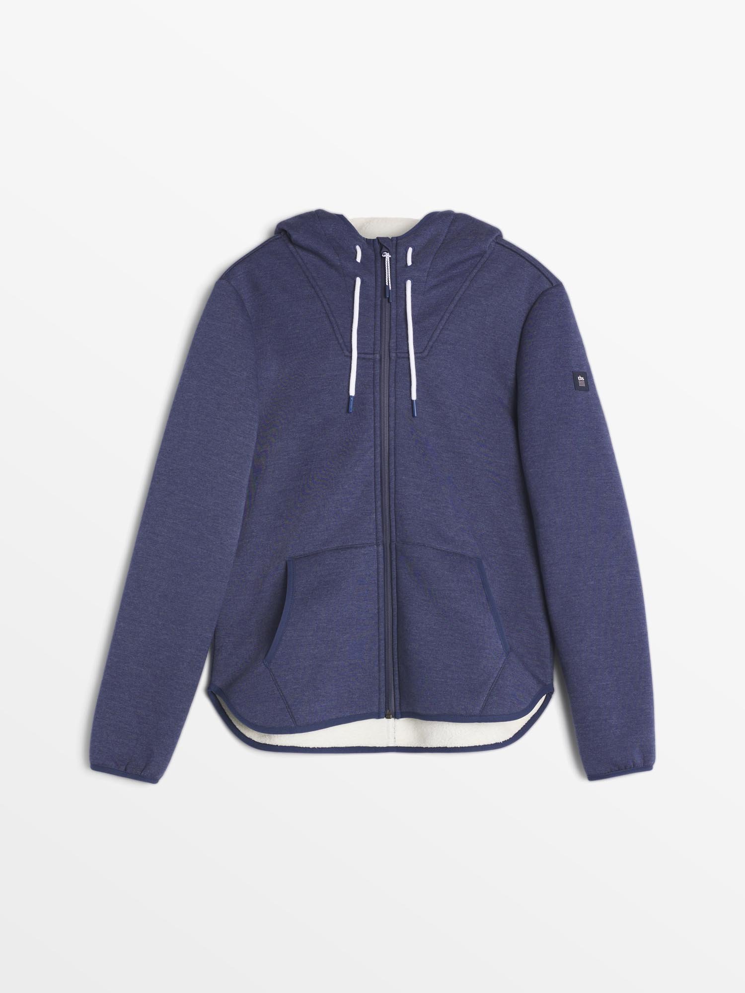 Polaire Femme Doublée Sherpa Bleu