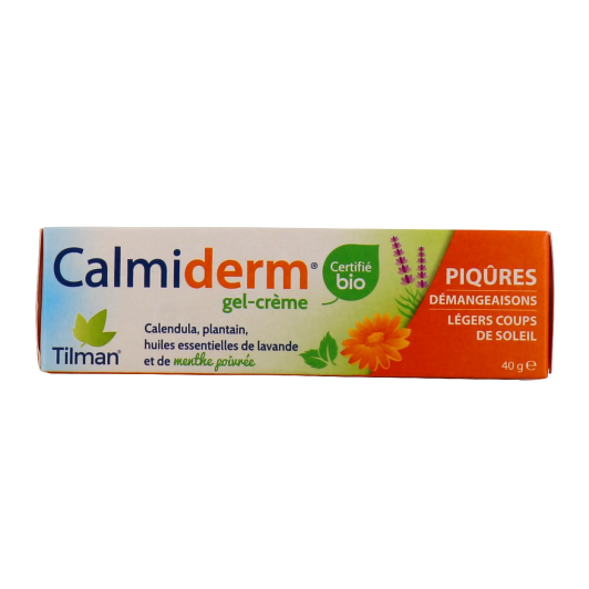 Calmiderm gel crème apaisant - Piqures, démangeaisons, coups de soleil