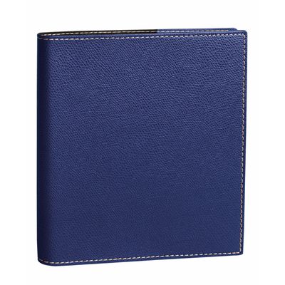 Agenda Club Executif - 1 semaine sur 2 pages - 16 x 16 cm - bleu marine - Quo Vadis