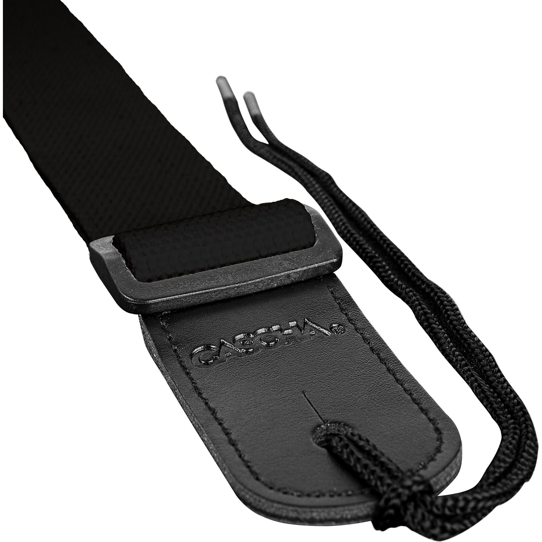 Cascha HH 2292 ukelele draagband katoen zwart