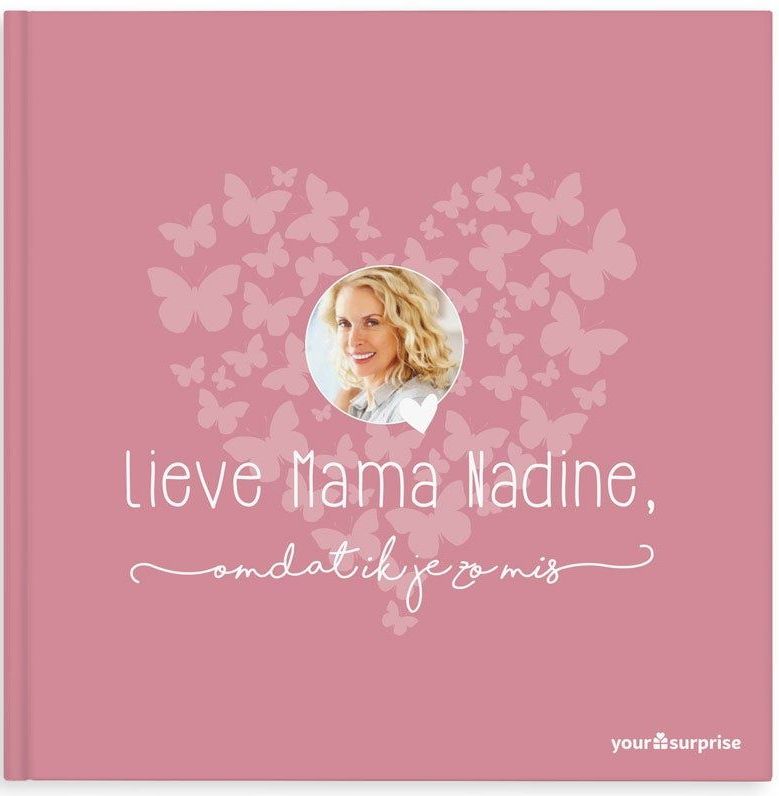 Gepersonaliseerd boek - Lieve Mama, omdat ik je zo mis - Softcover