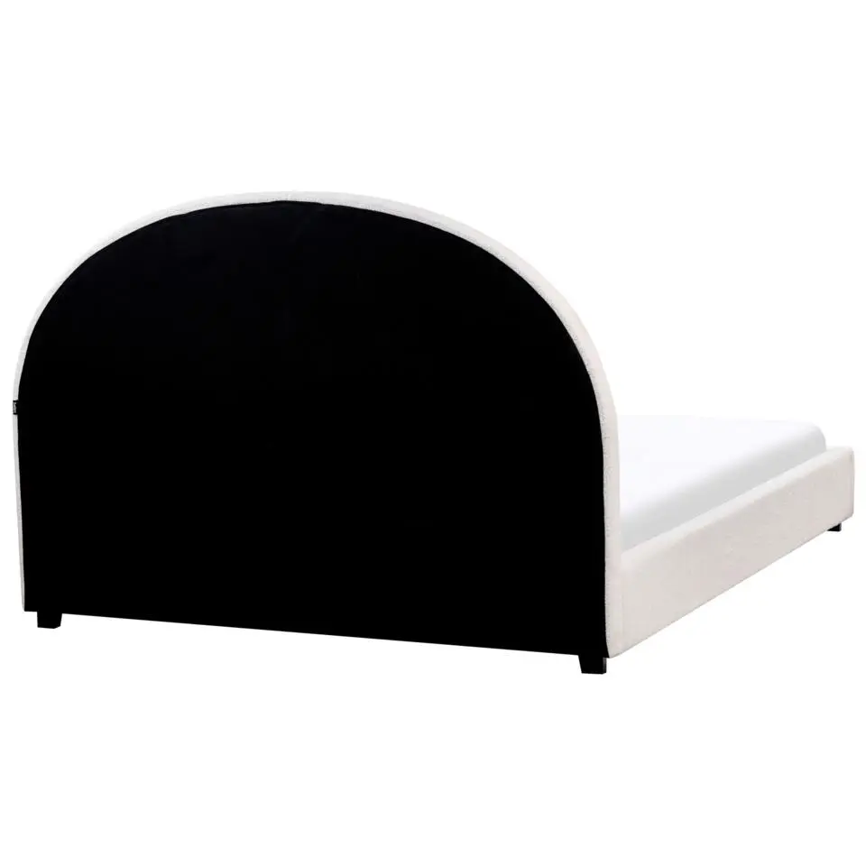 VAUCLUSE - Tweepersoonsbed - Gebroken wit - 140 x 200 cm - Bouclé