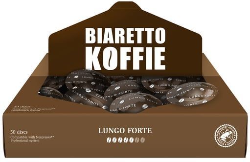 Biaretto - Lungo Forte - Koffie - Discs - 100% Arabica