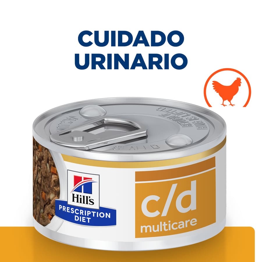 Hill's Prescription Diet c/d Urinary Care Frango em lata para gatos
