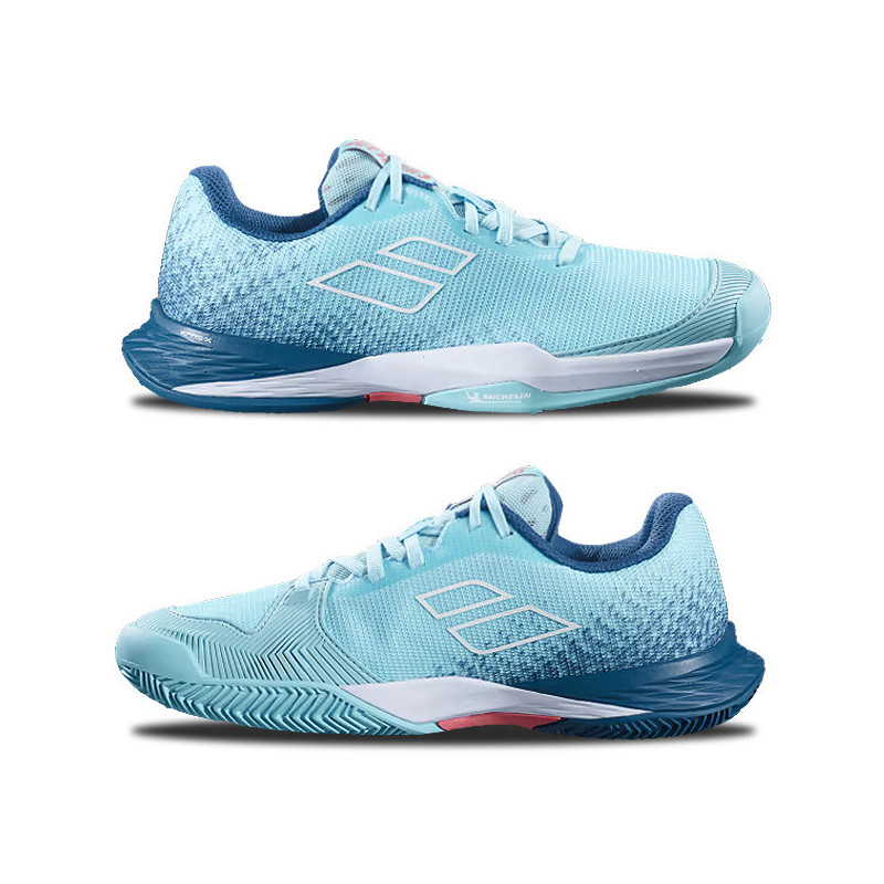 Babolat Jet Mach 3 Clay Junior bleu clair