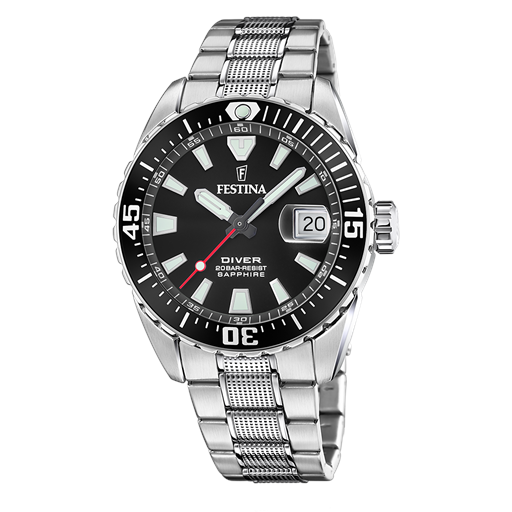 Festina Diver 20669 Herreur, Black, 41 mm