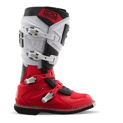 Bottes cross Gaerne GX1 RED/WHITE 2025 - Rouge / Blanc